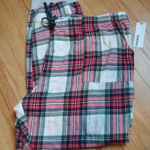Sonoma goods for life plaid pajama pants NWT